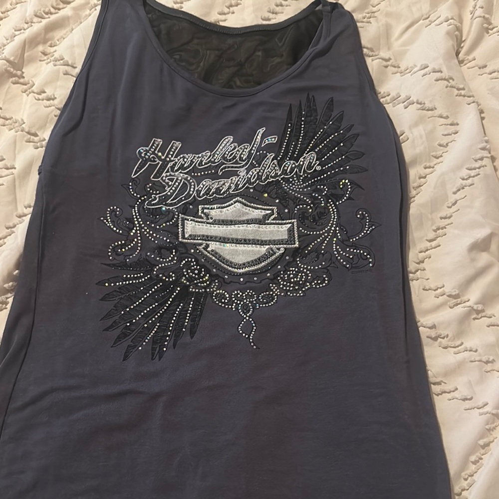 Harley Davidson bling tank top